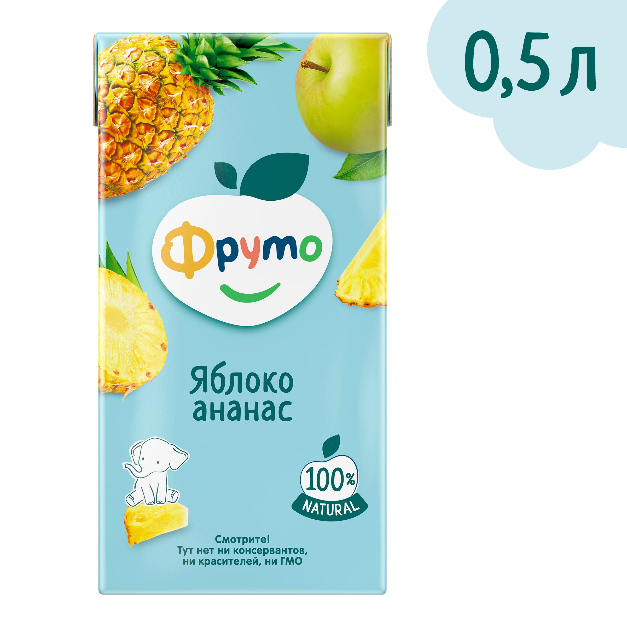 Нектар «Фруто» из яблок и ананасов