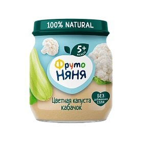 Пюре из цветной капусты и кабачков