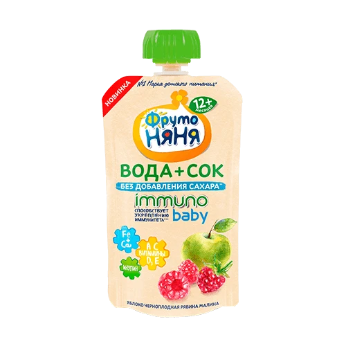 Вода+Сок Immuno Baby Яблоко-малина