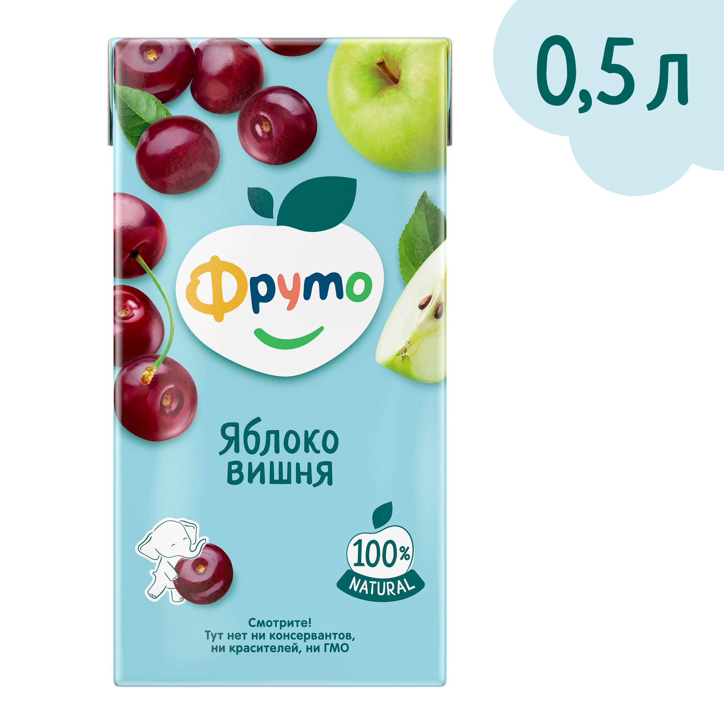 Нектар «Фруто» из яблок и вишни
